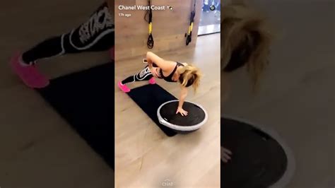 Chanel west coast workout video